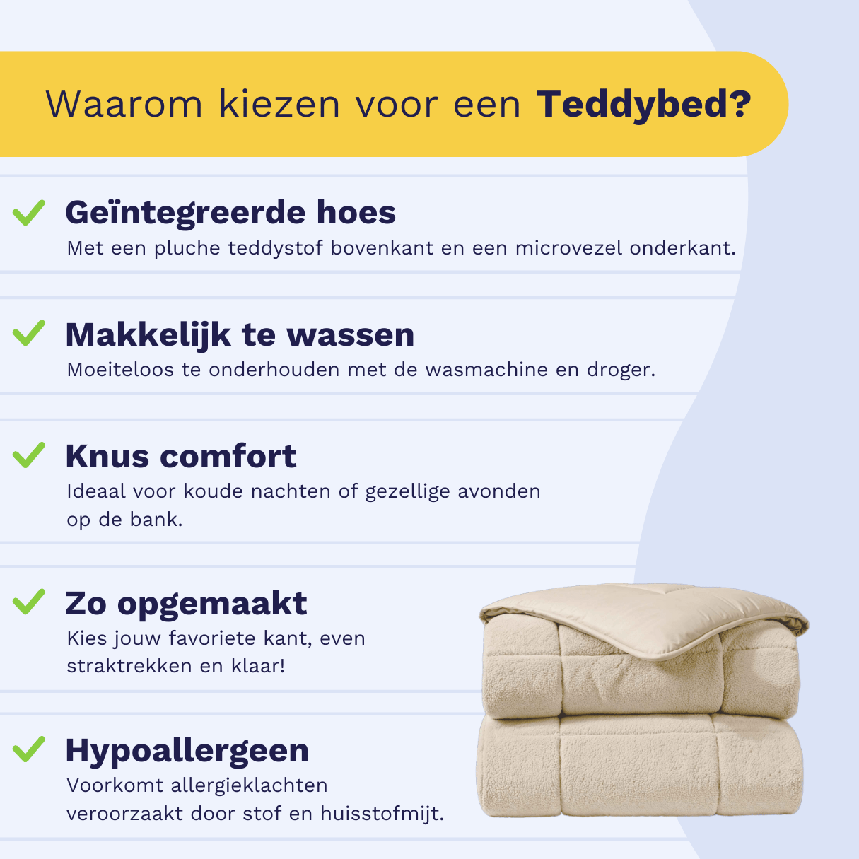 Zelesta Teddybed - Crème