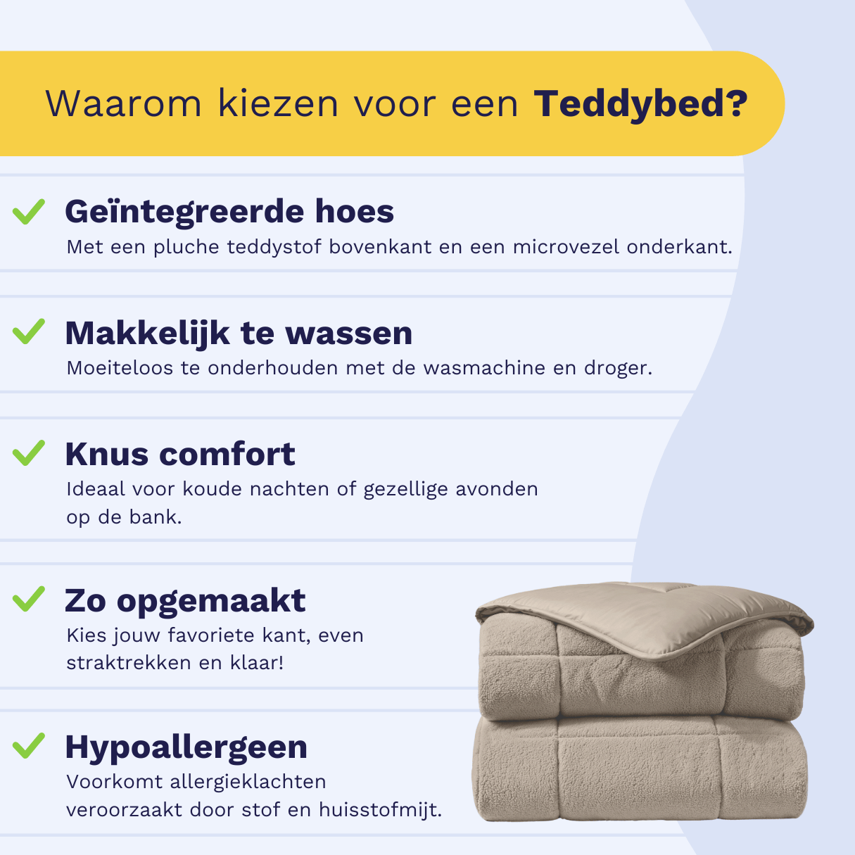 Zelesta Teddybed - Taupe