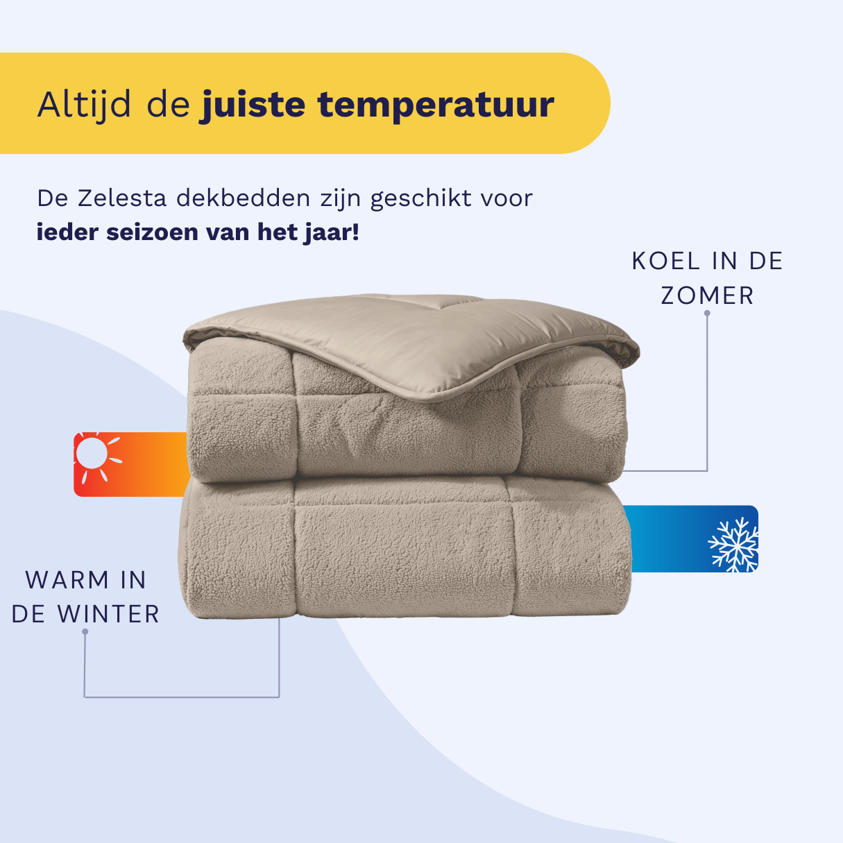 Zelesta Teddybed - Taupe