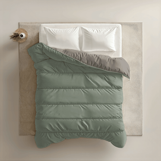 Zelesta Royalbed Light - Tender Grey & Pastel Green