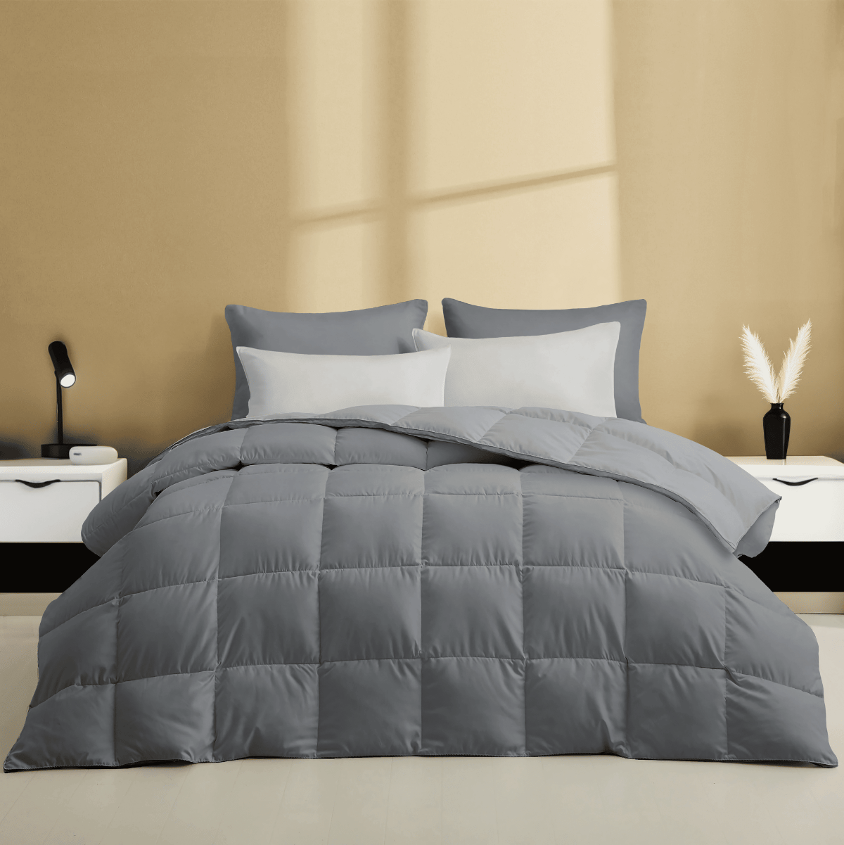 Zelesta Wonderbed 4 Seasons Double - Stone Grey