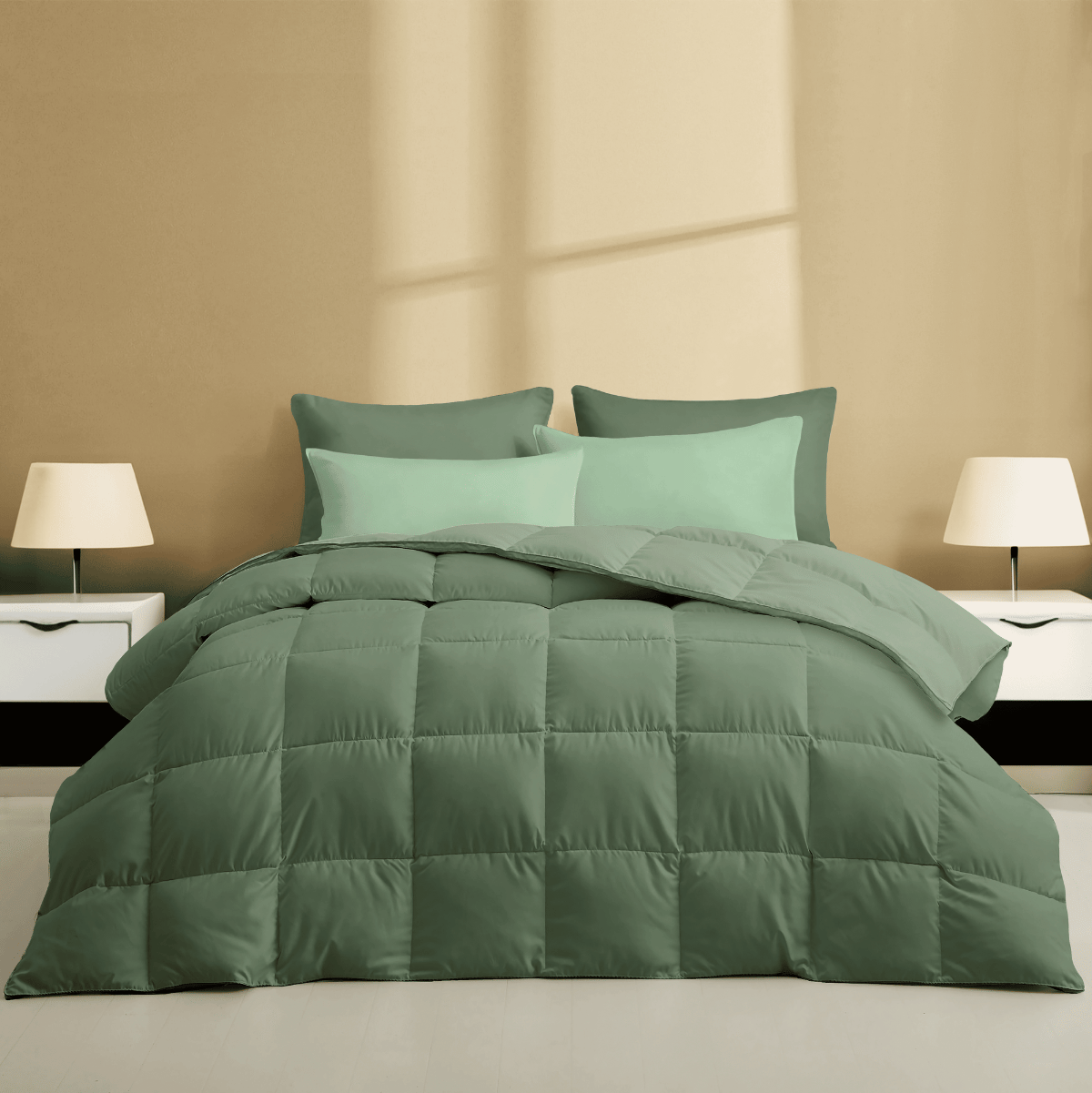 Zelesta Wonderbed 4 Seasons Double - Timeless Green
