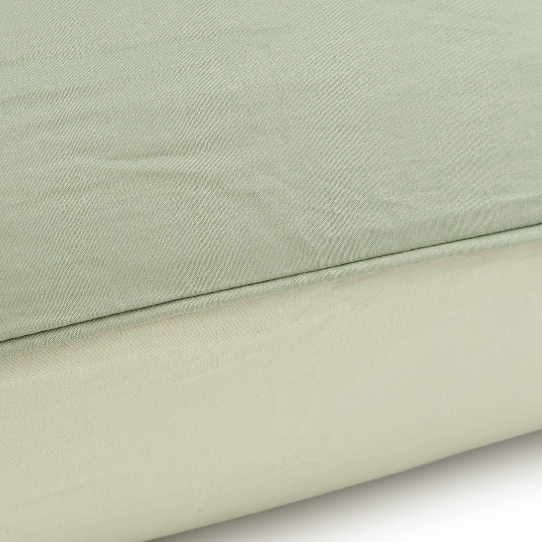 Zelesta Deluxe Percale Cotton Pillowcase Set Of 2 - Olive Green image