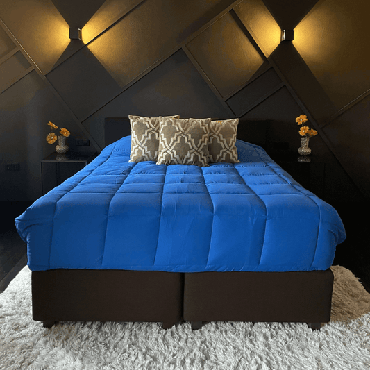 Sfeerbeeld van Zelesta Easybed - Blauw & Azuur dekbed