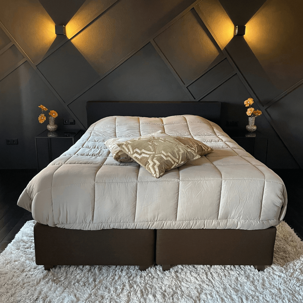 Zelesta Everyday Duo Duvet - Taupe & Linen