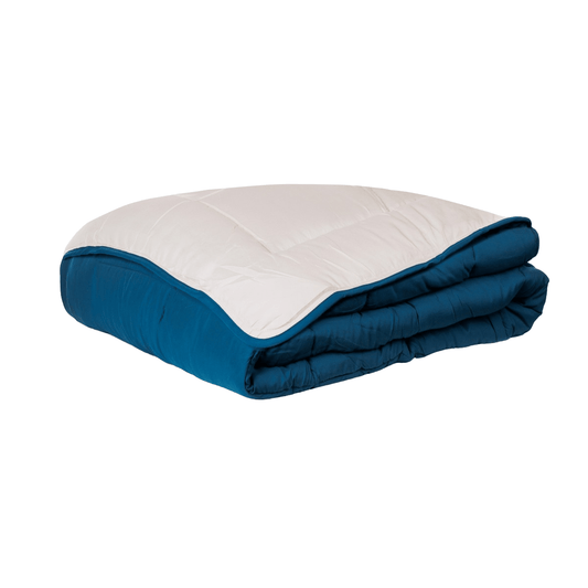 Dekbed packshot Zelesta Easybed - Turqoise & Beige
