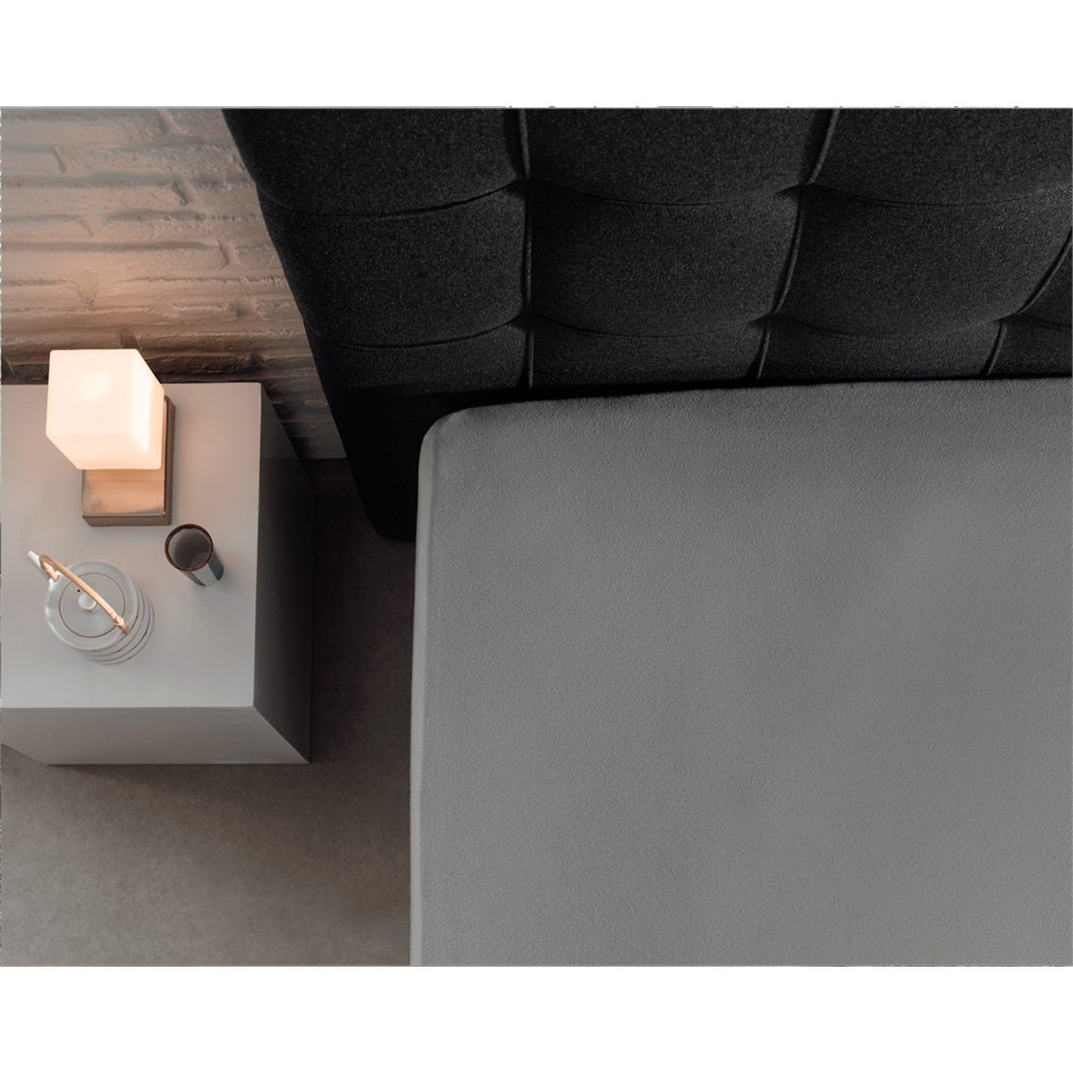 Zelesta Single Jersey Fitted Sheet Grey image