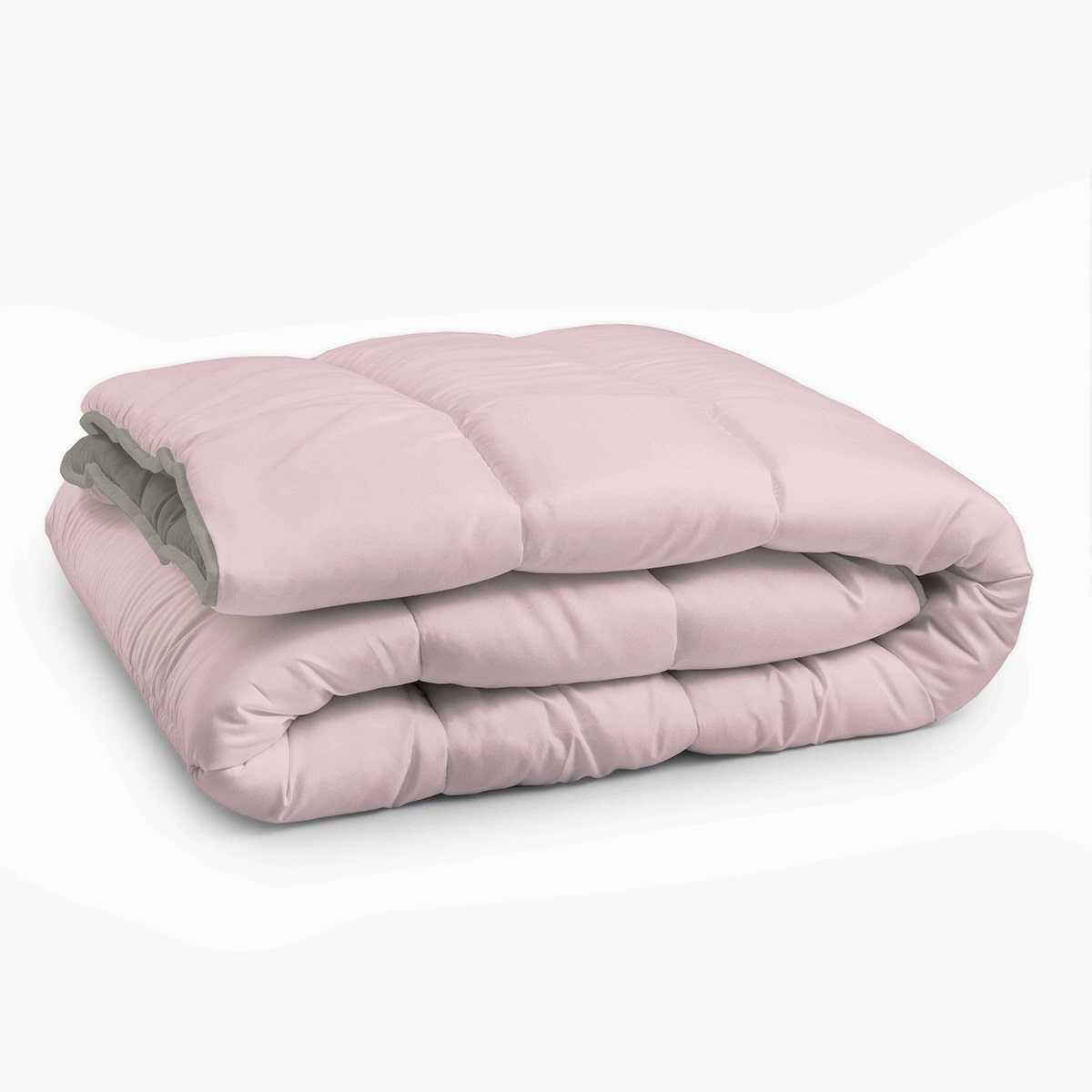 Zelesta Royalbed Pastel Roze En Tender Grijs Dekbed Zonder Hoes