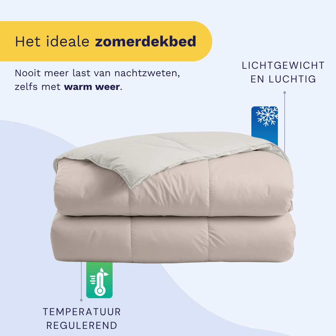 Zelesta Premiumbed Katoen Light - Silk & Coconut Cream
