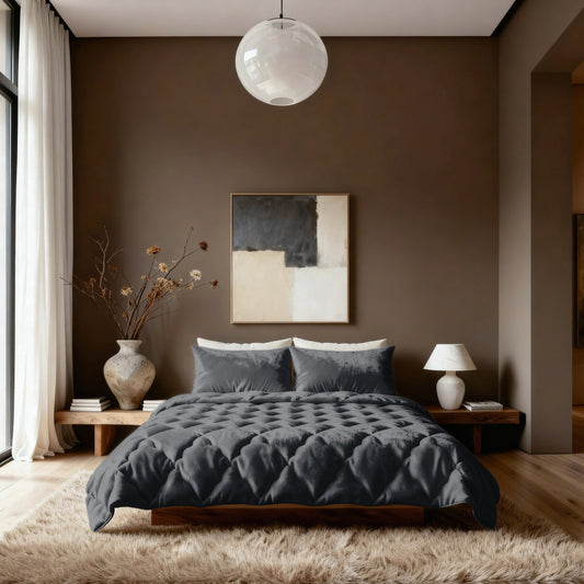 Zelesta Flanel Uni - Zwart