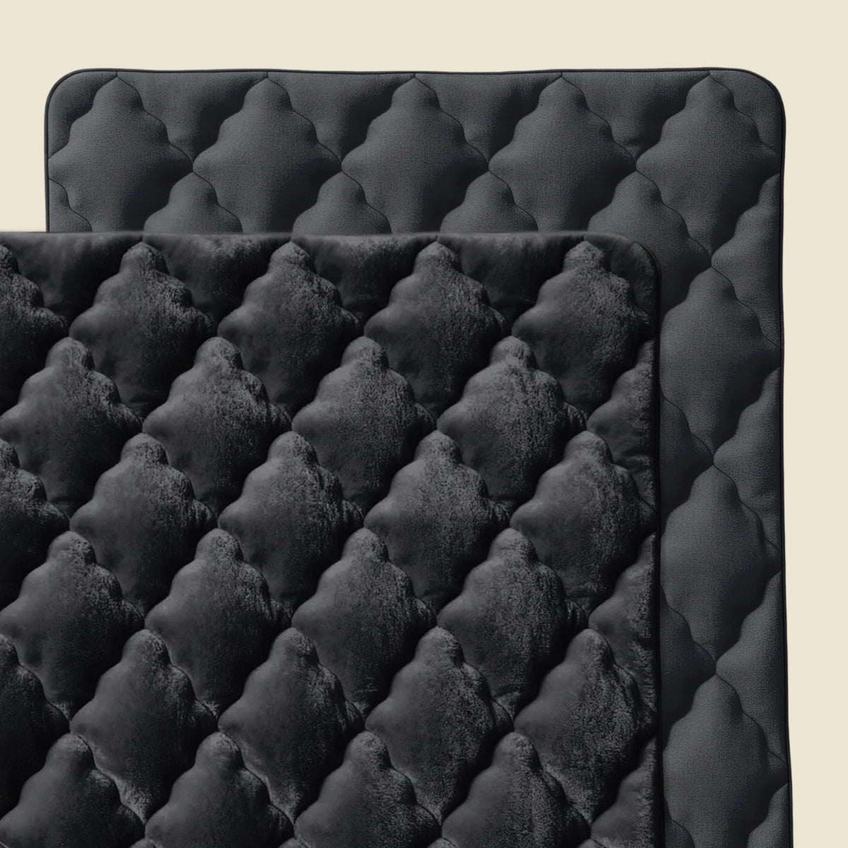 Zelesta Flanel Uni - Zwart