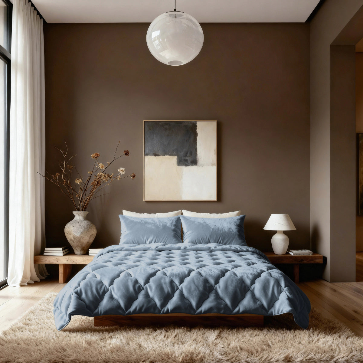 Zelesta Flanel Uni - Blue Mirage