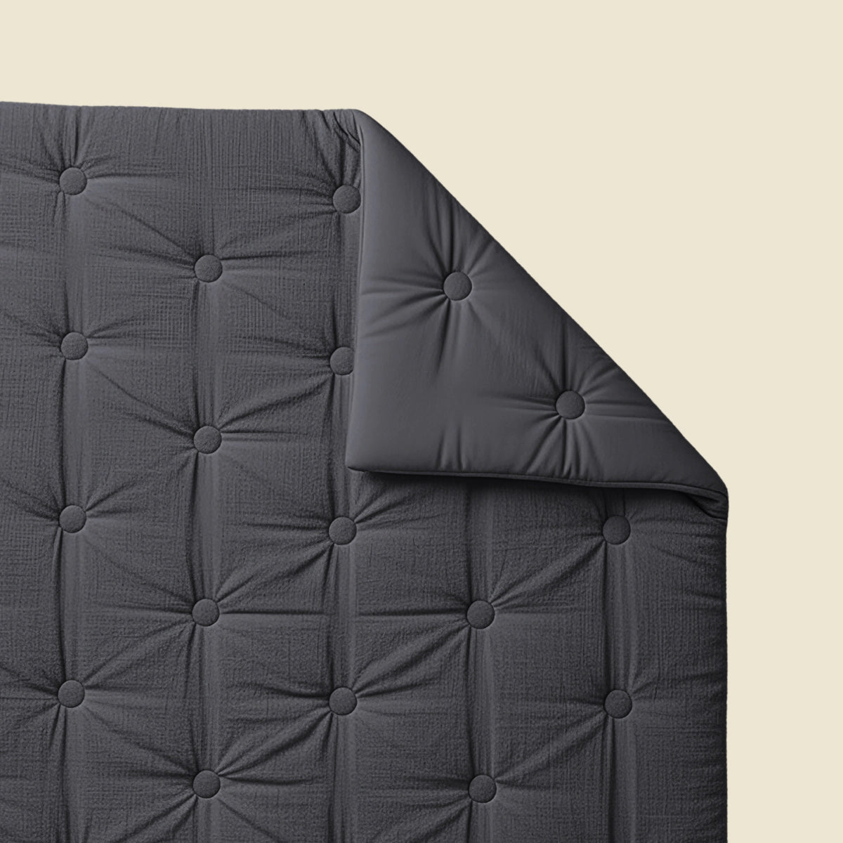 Zelesta Japandibed Katoen Mousseline - Anthracite