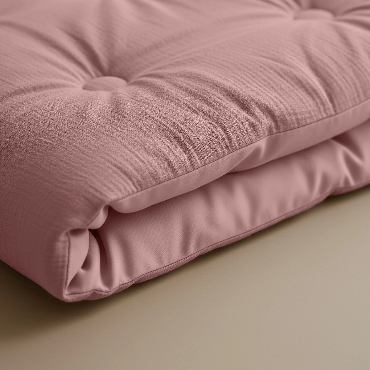 Zelesta Japandibed Katoen Mousseline - Old Pink