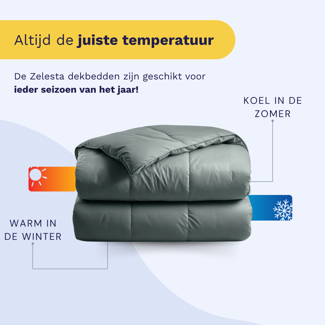 Zelesta Satinbed Katoen - Grateful Green
