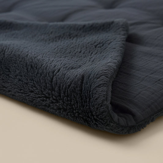 Zelesta Teddy Katoen Mousseline - Anthracite