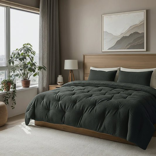 Zelesta Teddy Katoen Mousseline - Green