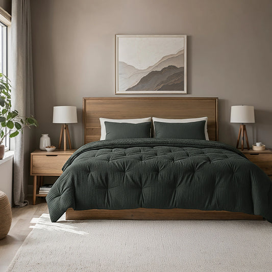 Zelesta Teddy Katoen Mousseline - Green