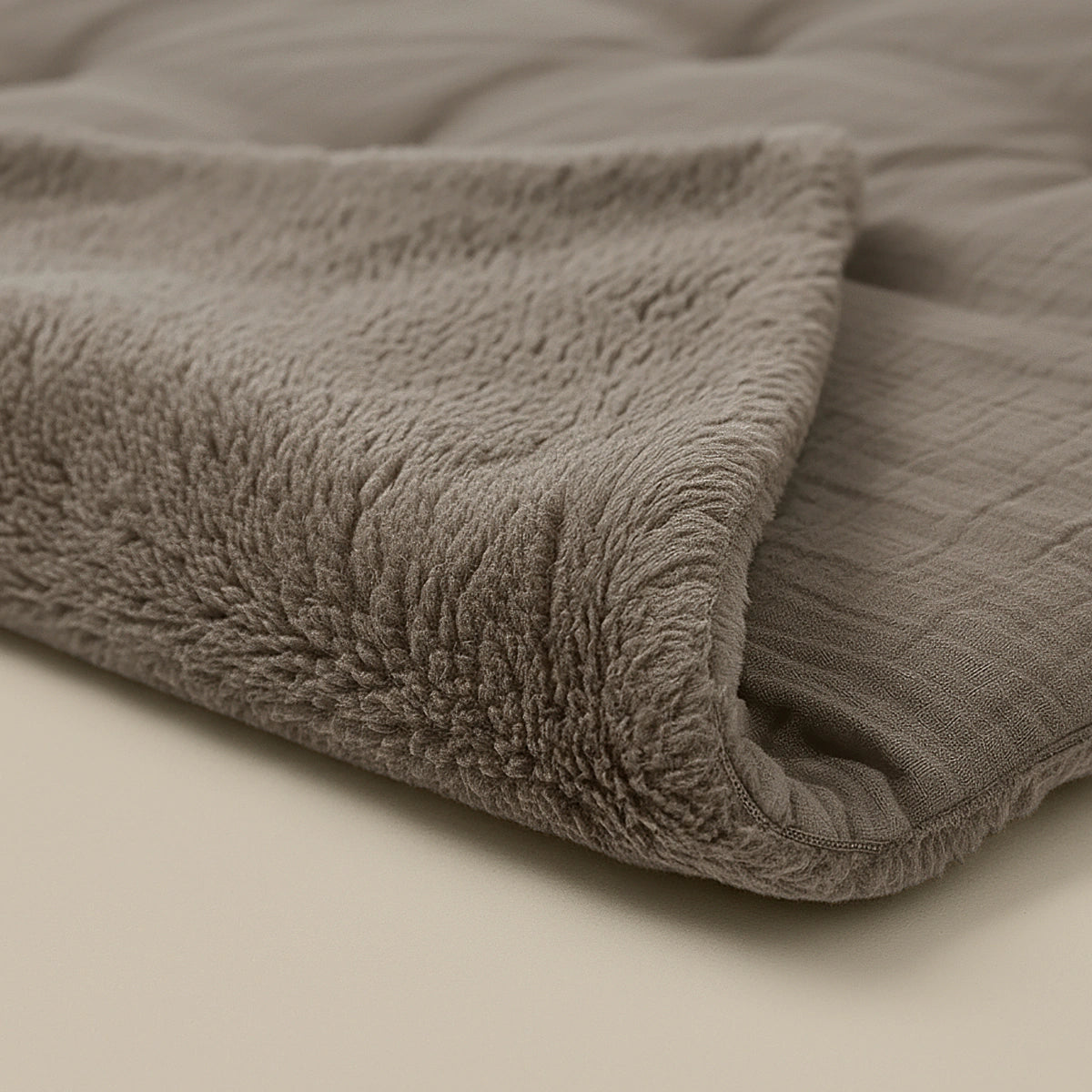 Zelesta Teddy Katoen Mousseline - Taupe