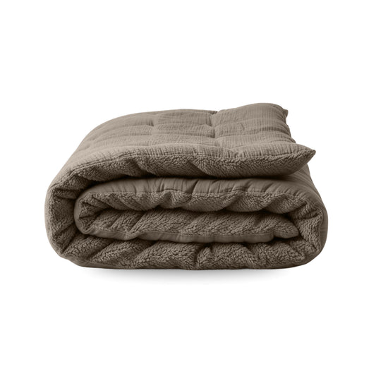 Zelesta Teddy Katoen Mousseline - Taupe
