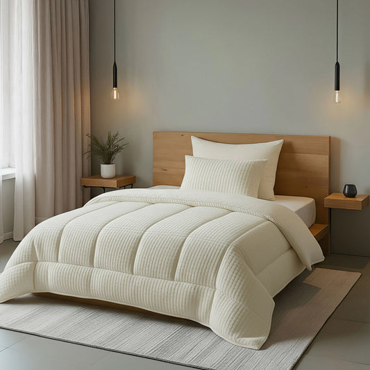 Zelesta Teddy Check - Créme