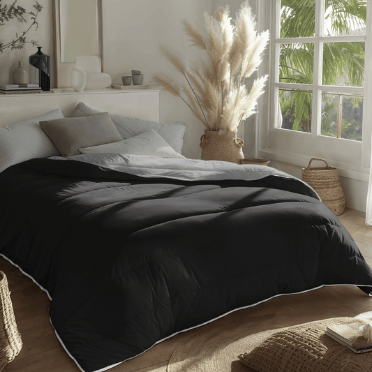 Zelesta Royal Bed - Zwart & Antraciet