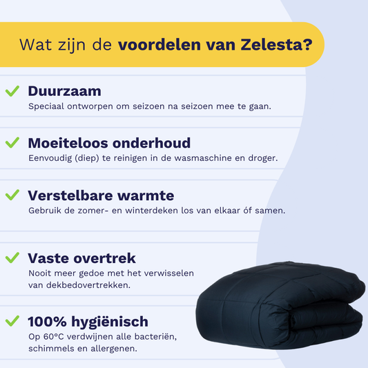 Zelesta Wonderbed 4 Seasons Double - Anthracite