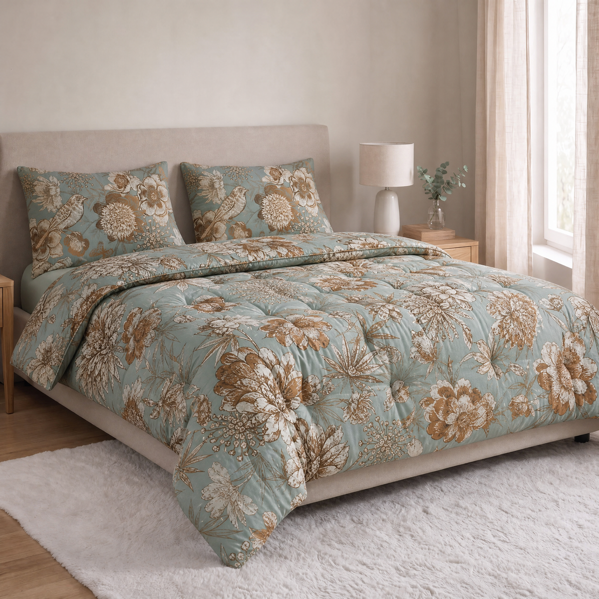 Zelesta Comfort Design Kussensloop Set Van 2 - Botanic Chic