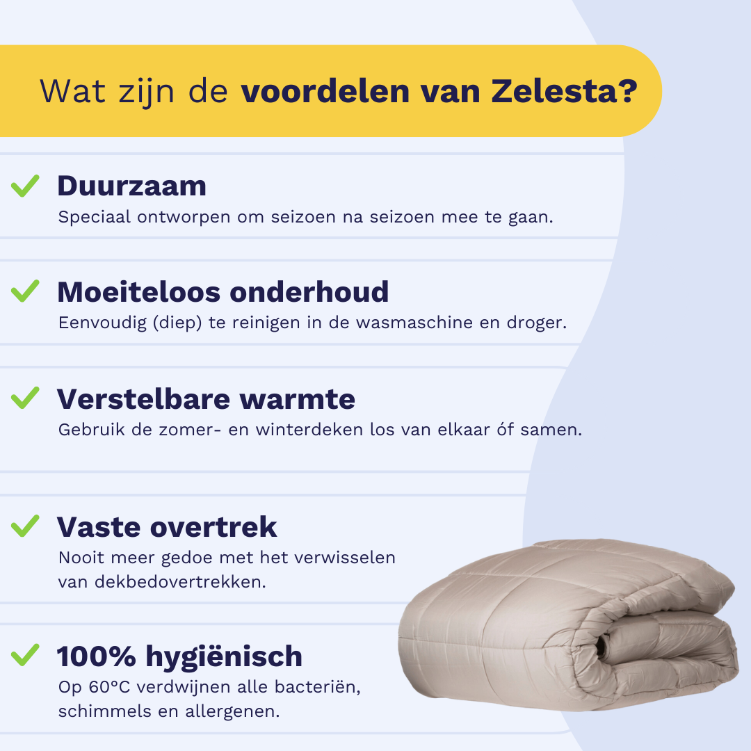 Zelesta Wonderbed 4 Seasons Double - Taupe