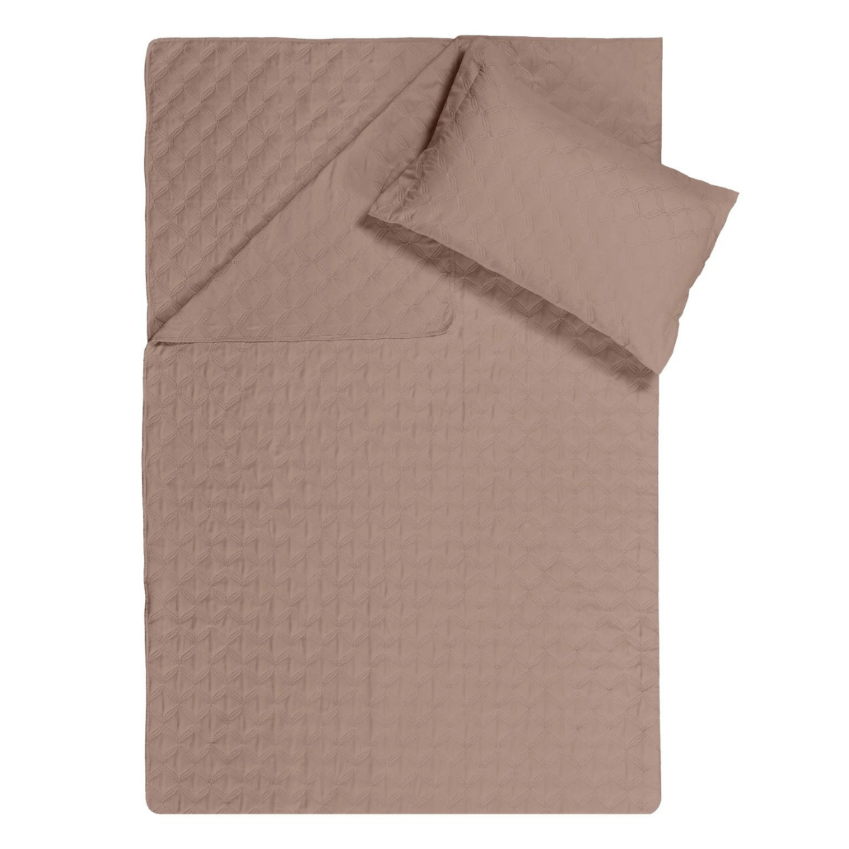 Chrone Taupe Bedsprei