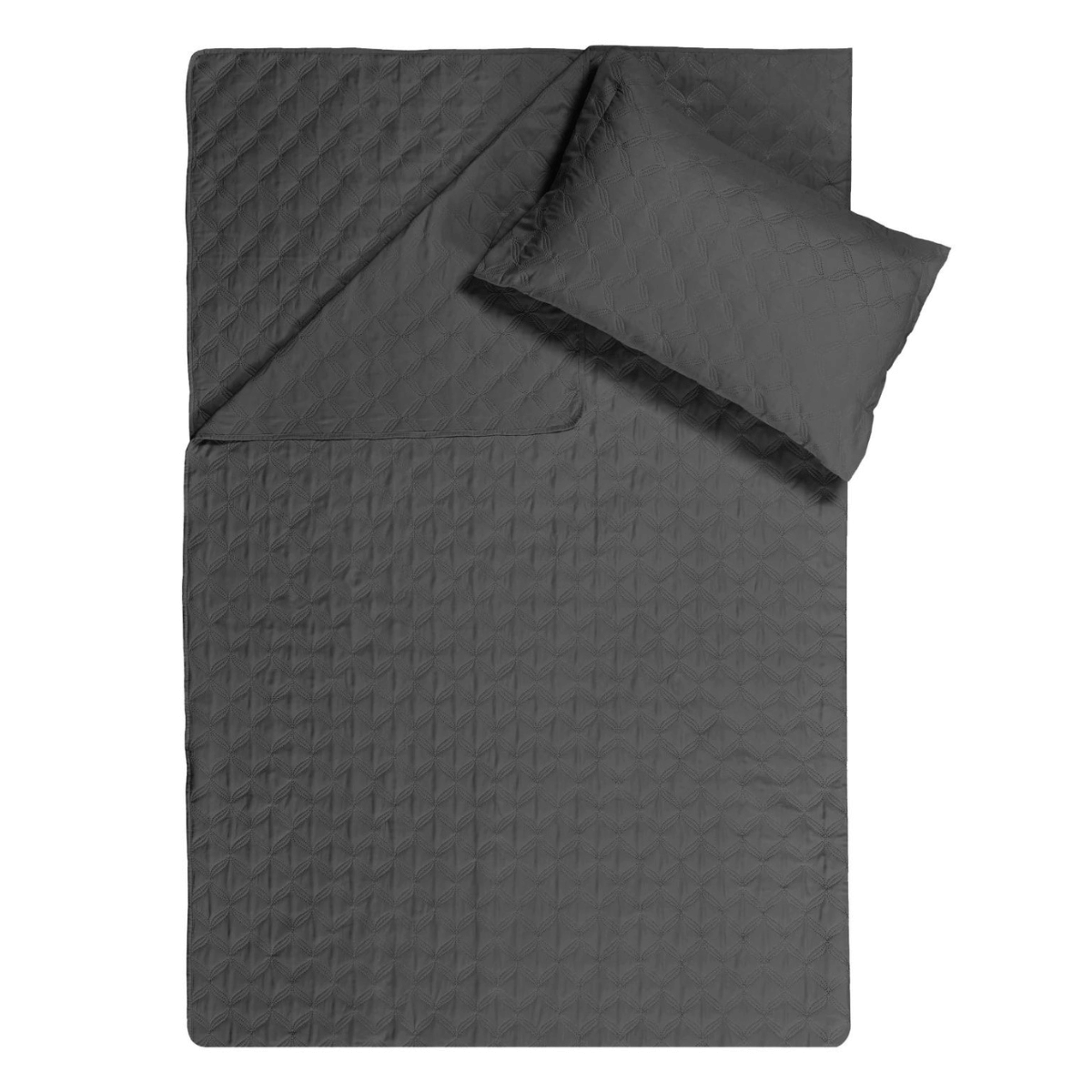 Chrone Zwart Bedsprei