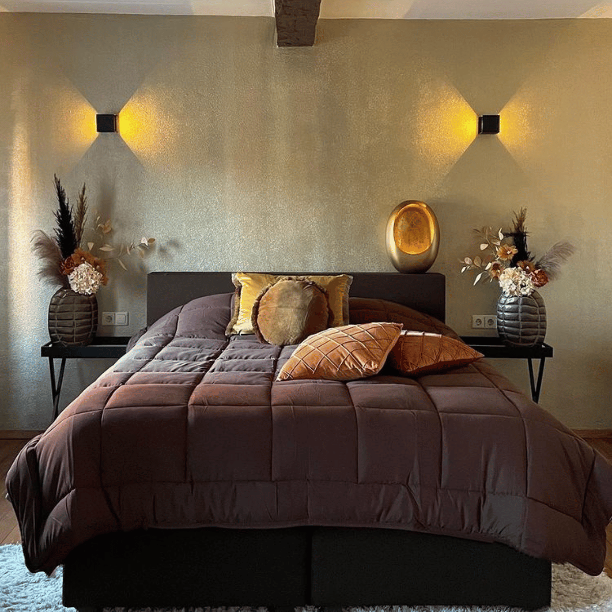 Sfeerbeeld van Zelesta Easybed - Chocolade & Mokka dekbed