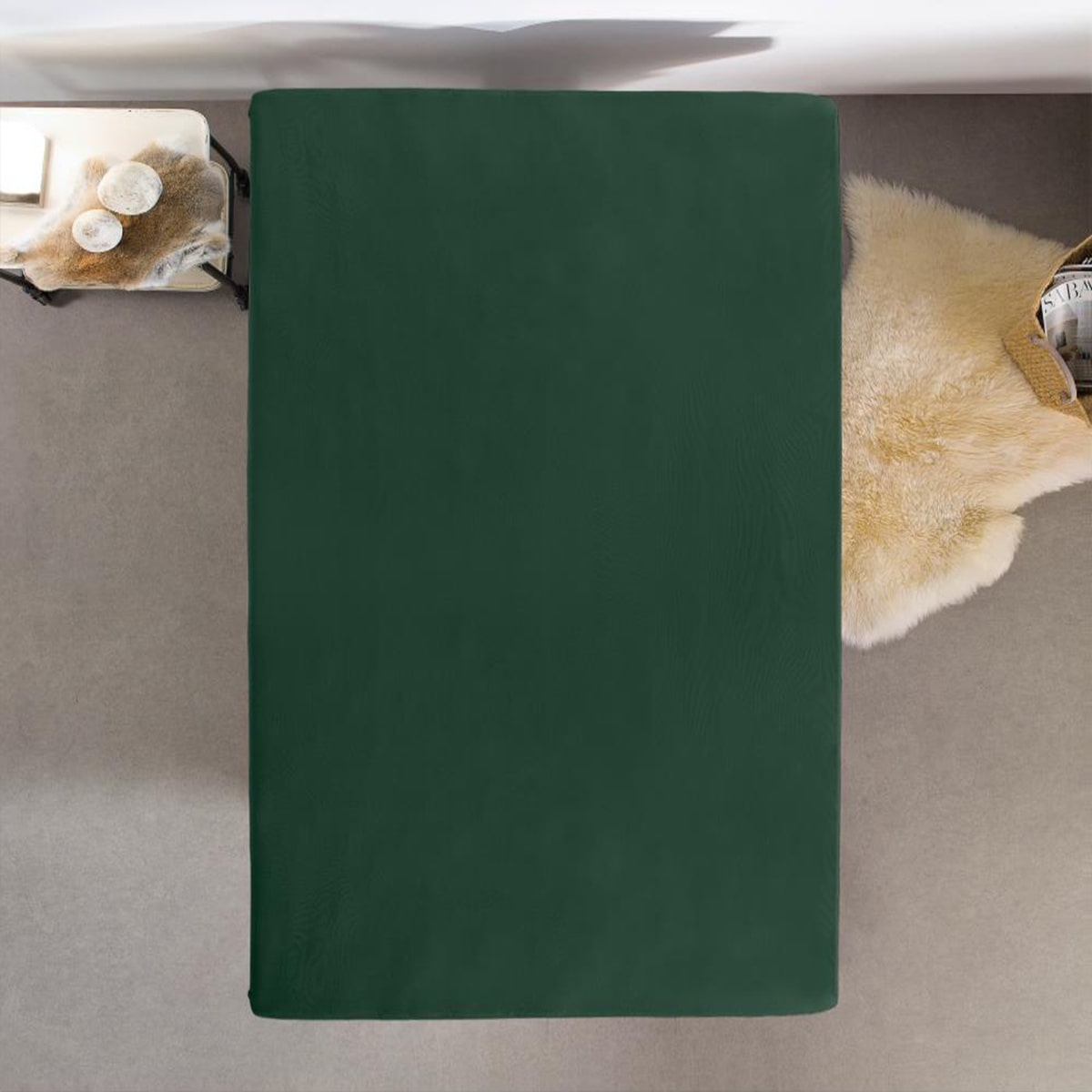 Hoeslaken Dubbel Jersey Botanical Green