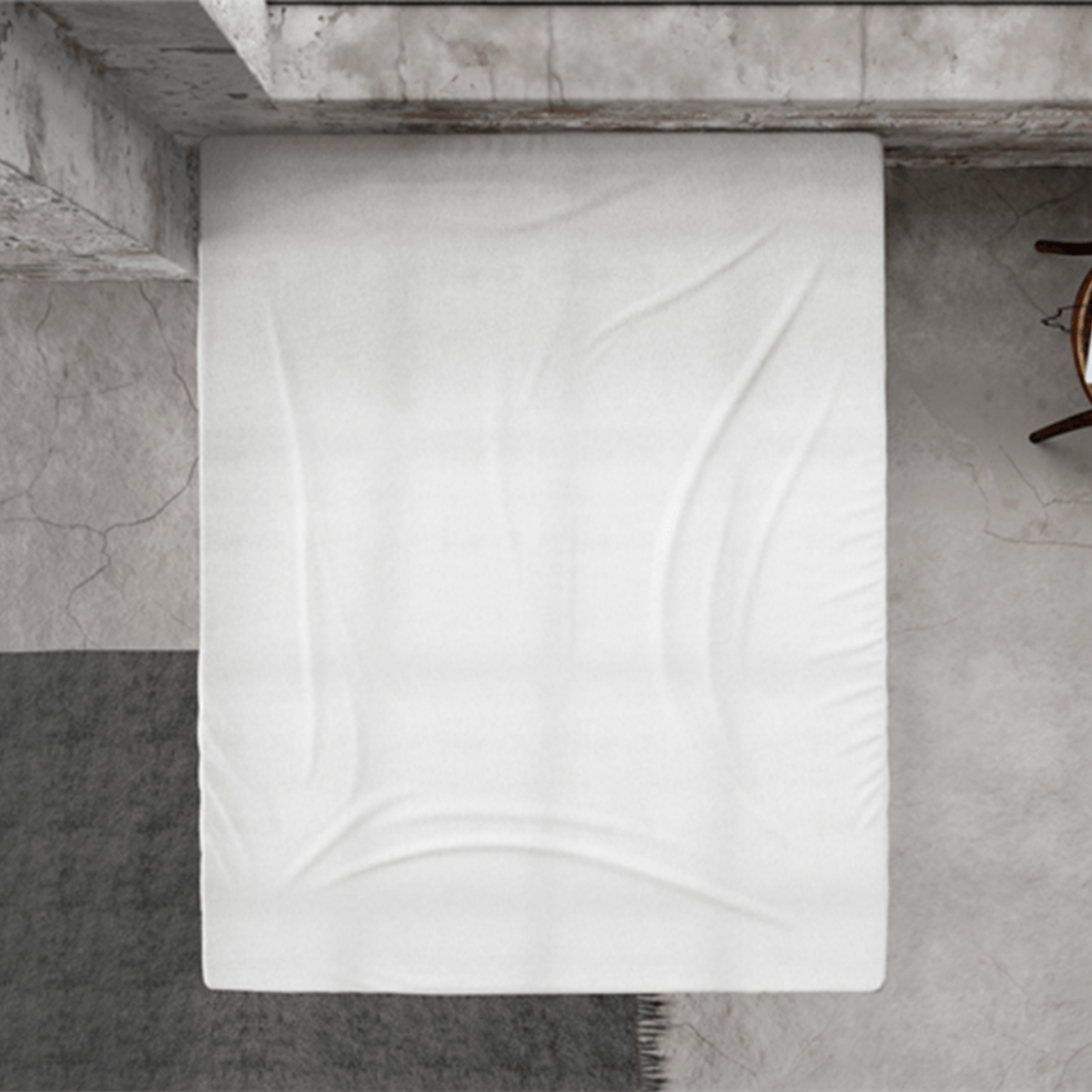 Premium Flanel Hoeslaken Wit