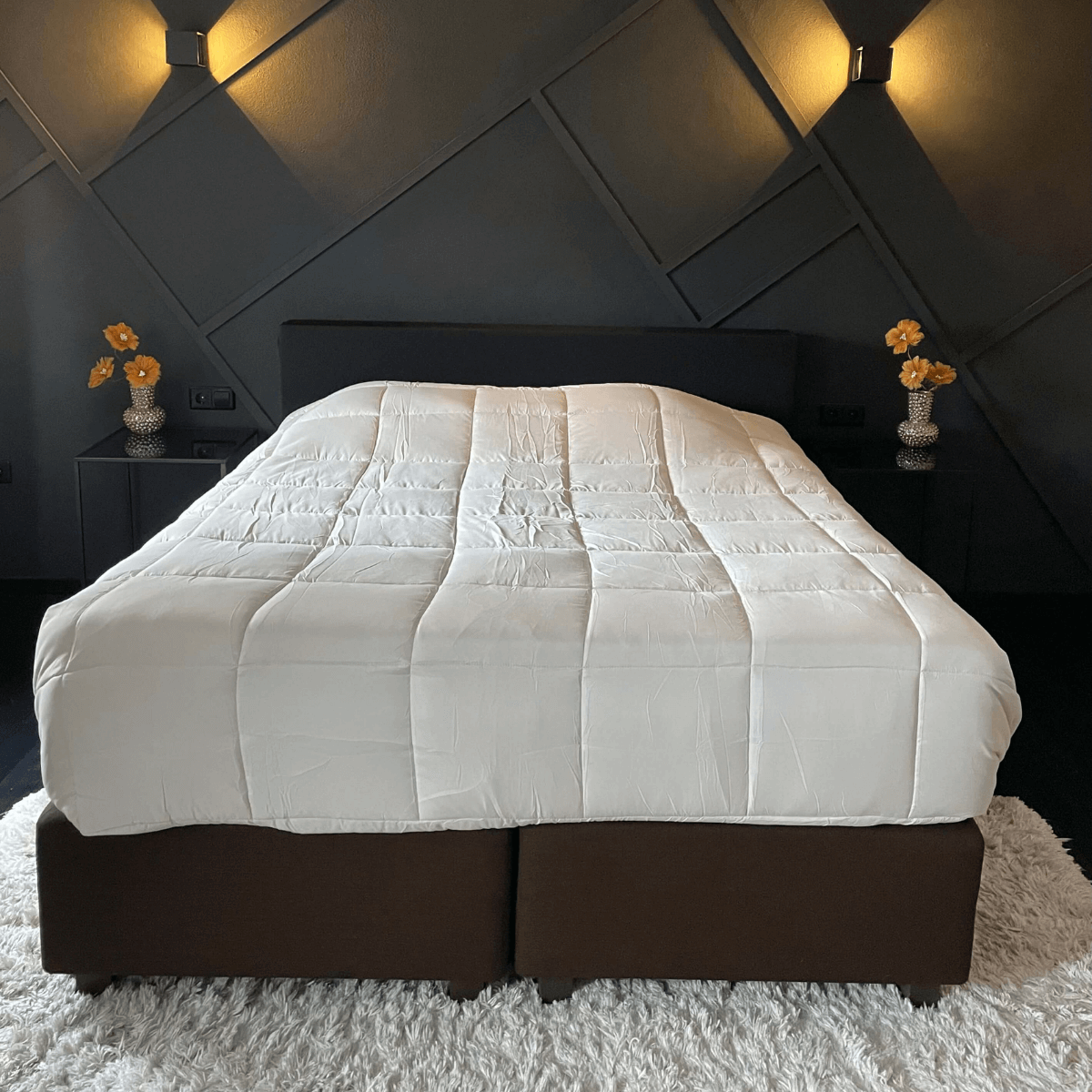 Sfeerbeeld van Zelesta Easybed - Turqoise & Beige dekbed