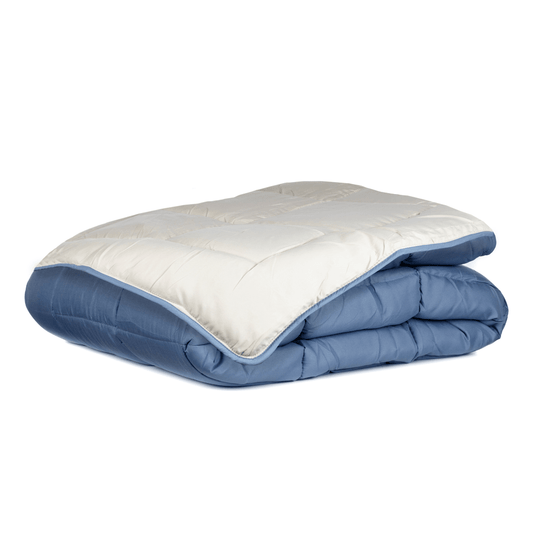 Dekbed packshot Zelesta Easybed - Blauw & Mastiek