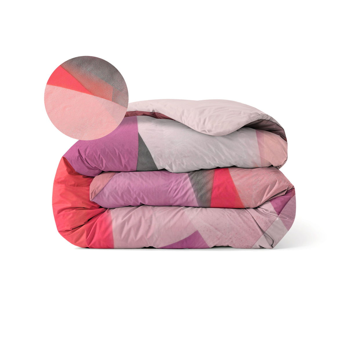 Zelesta Comfort Design Naadloos Dekbed - Colour Block Pink