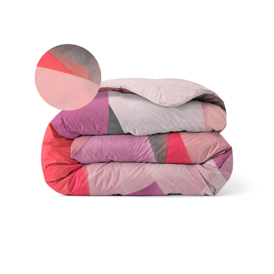 Zelesta Comfort Design Naadloos Dekbed - Colour Block Pink