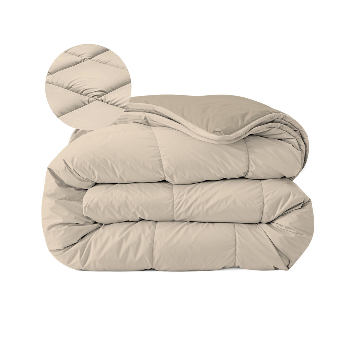 Zelesta Comfort Duo 4-Season Duvet - Beige & Taupe