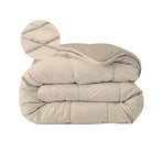 Zelesta Comfort Duo 4-Season Duvet - Beige & Taupe