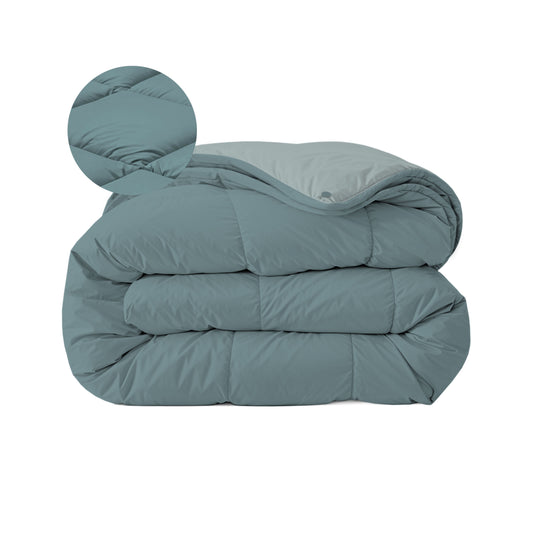 Zelesta Comfort Duo 4-Seizoenen Dekbed - Blauwgroen & Blauw