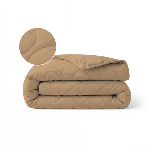 Zelesta Special Muslin Summer Duvet - Warm Soft Beige