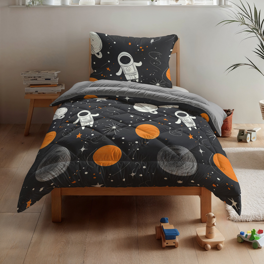 Zelesta Kiddybed Katoen - Space Man