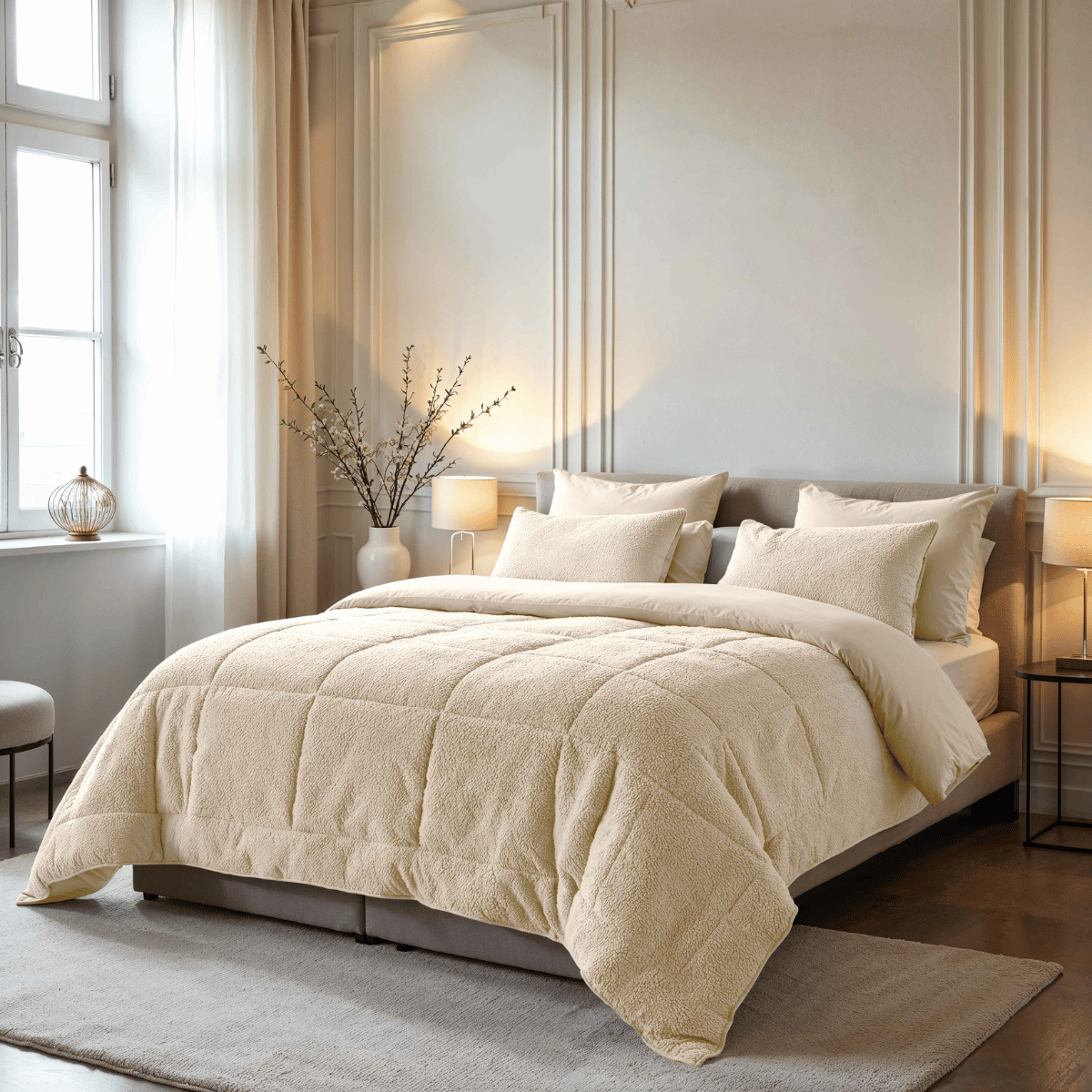 Zelesta Special Teddy Dekbed - Crème
