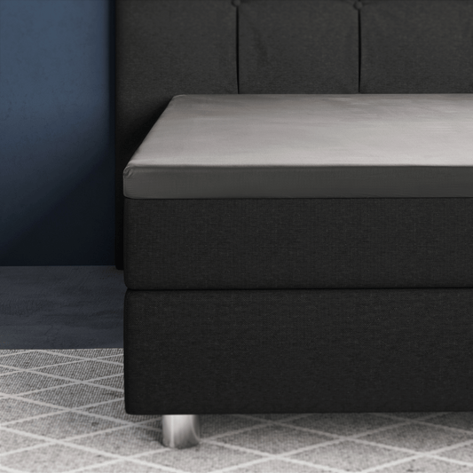Primaviera Deluxe Topper Satijn Hoeslaken Grijs