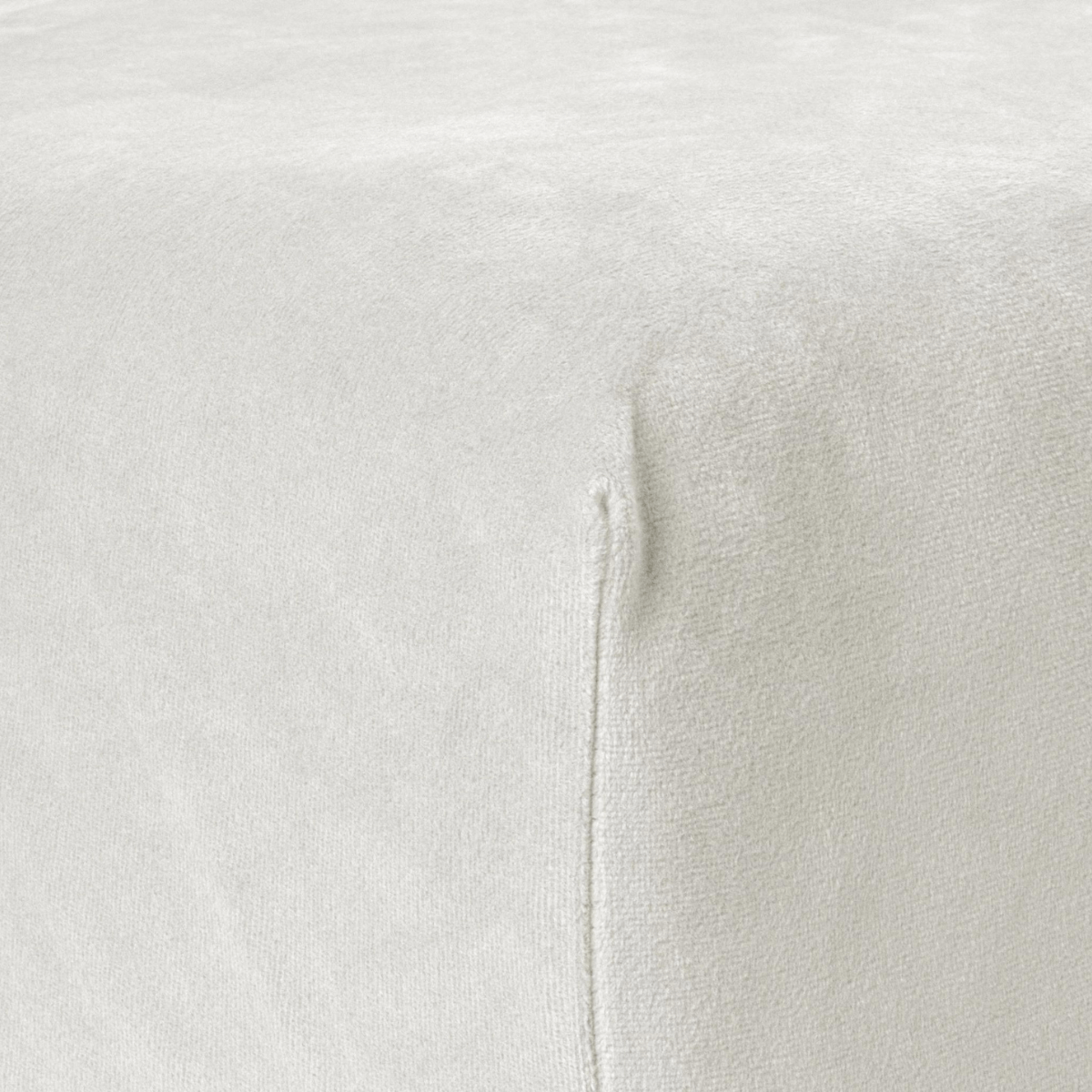 Zelesta Velvet Fitted Sheet Cream image