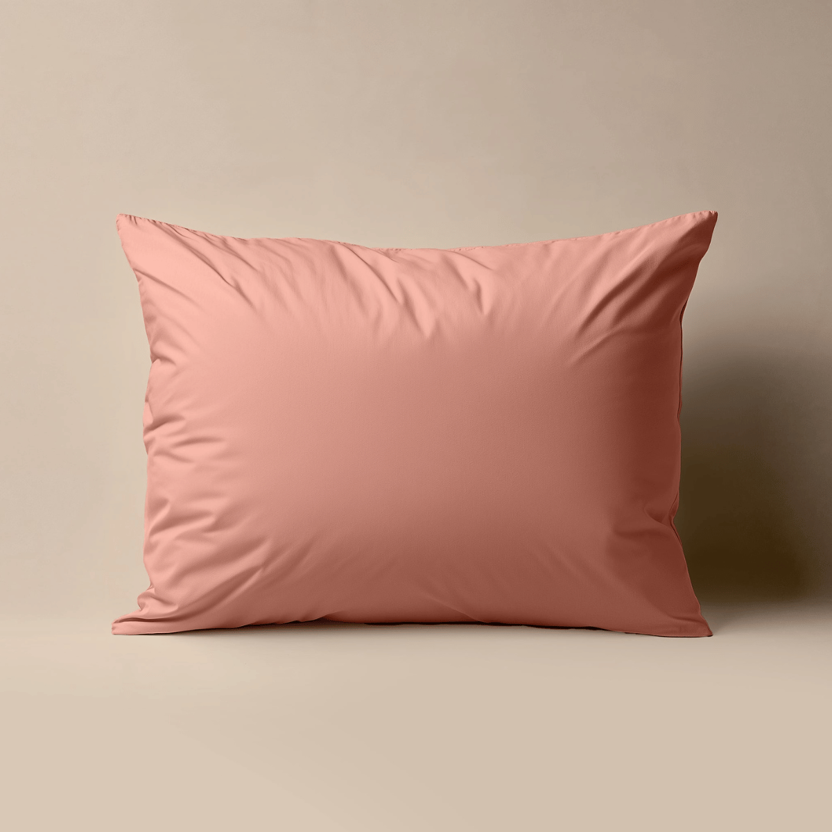 Zelesta Deluxe Percale Cotton Pillowcase Set Of 2 - Salmon image