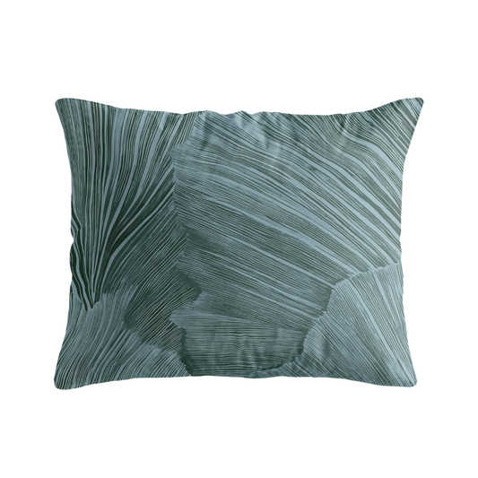 Zelesta Pure Design Cotton Pillowcase Set Of 2 - Botanical Green