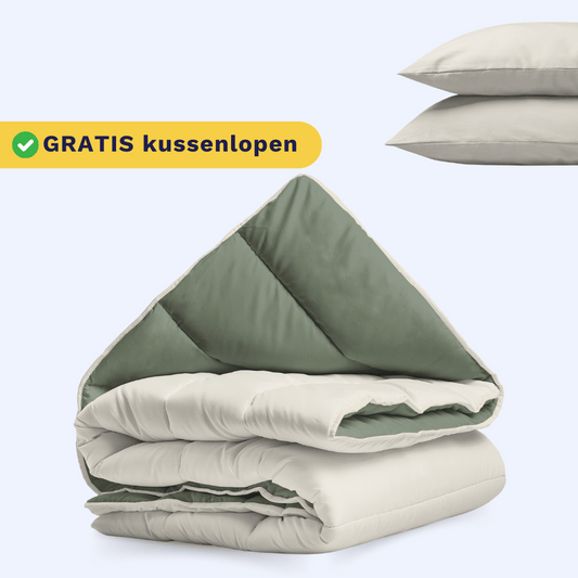 Zelesta Royalbed - Green & Cream