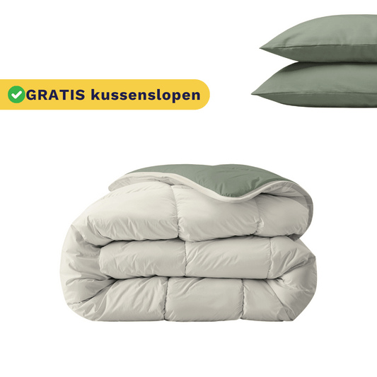 Zelesta Royalbed - Green & Cream